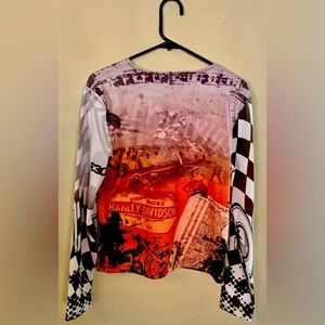 Official Harley Davidson Graphic Long Sleeve Shirt